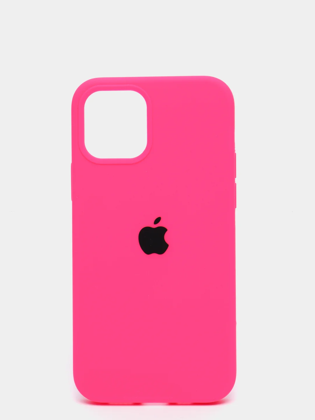 Фуксия чехол Silicone Case для iPhone 12 / iPhone 12 Pro, закрытый низ