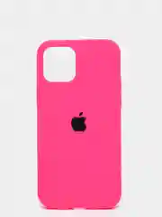 Фуксия чехол Silicone Case для iPhone 12 / iPhone 12 Pro, закрытый низ