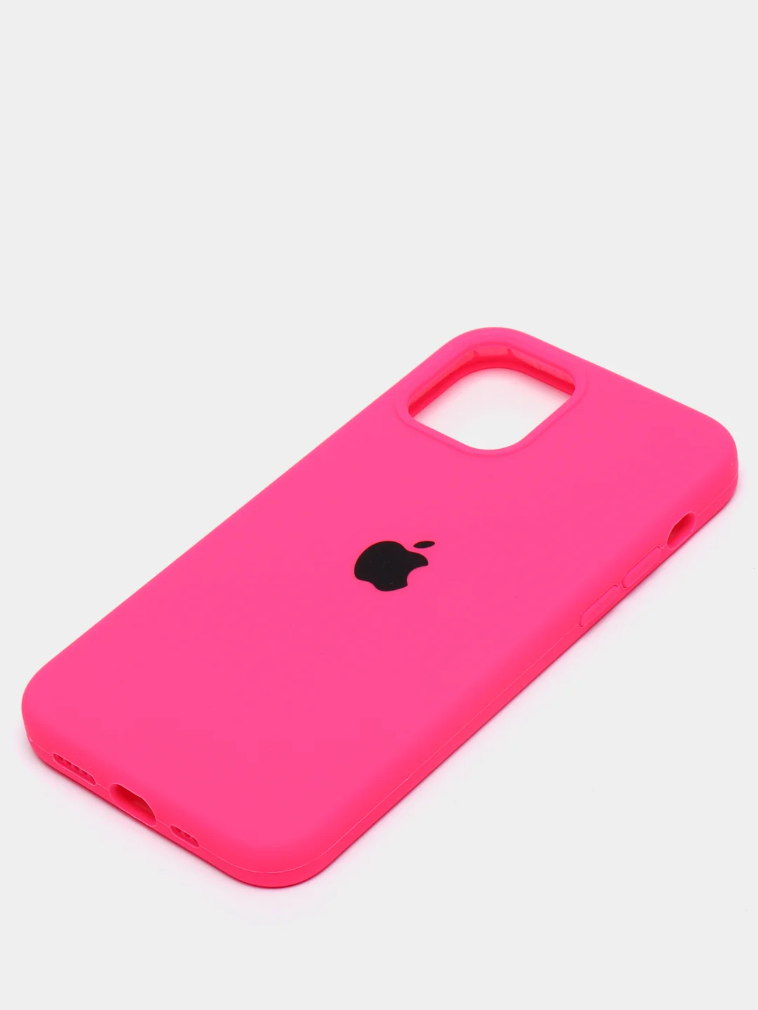 Фуксия чехол Silicone Case для iPhone 12 / iPhone 12 Pro, закрытый низ