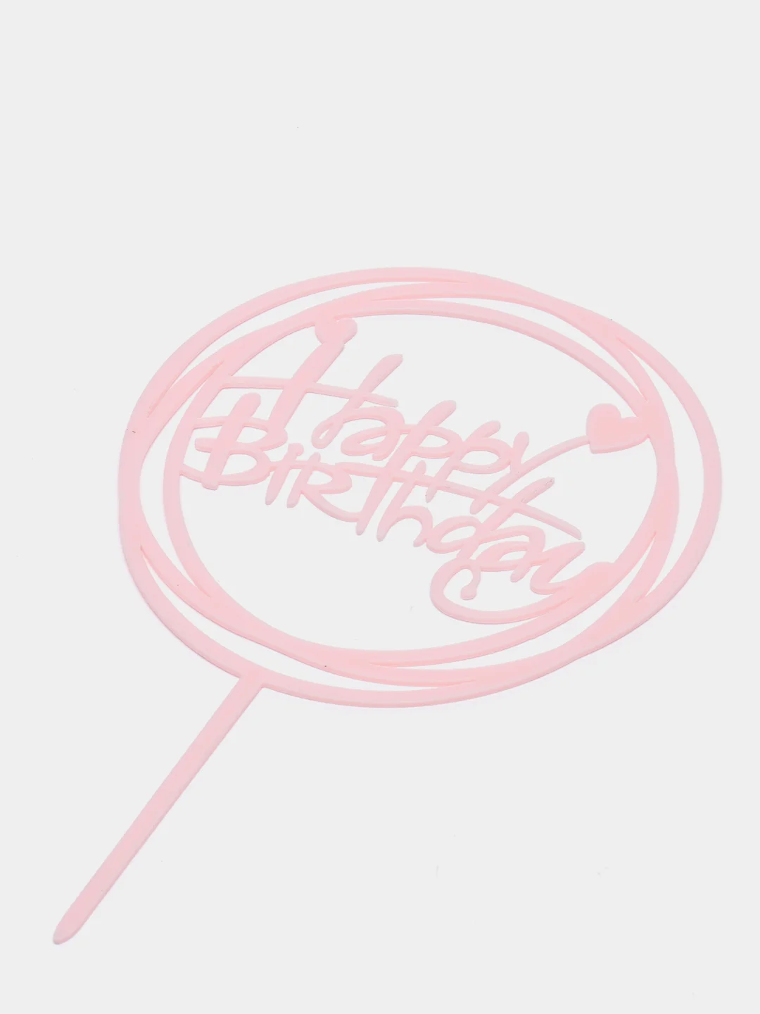 Конфетный топпер для торта "Happy Birthday" (С днем рождения)