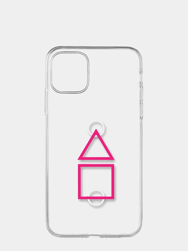 Силиконовый чехол на iPhone 13 PRO "Игра в кальмара"