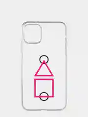 Чехол силиконовый на iPhone 12 mini, по мотивам сериала "Игра в кальмара"