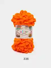 Оранжевый пряжа Alize Puffy 100% Микрополиэстер 100г 9м (Часть1)