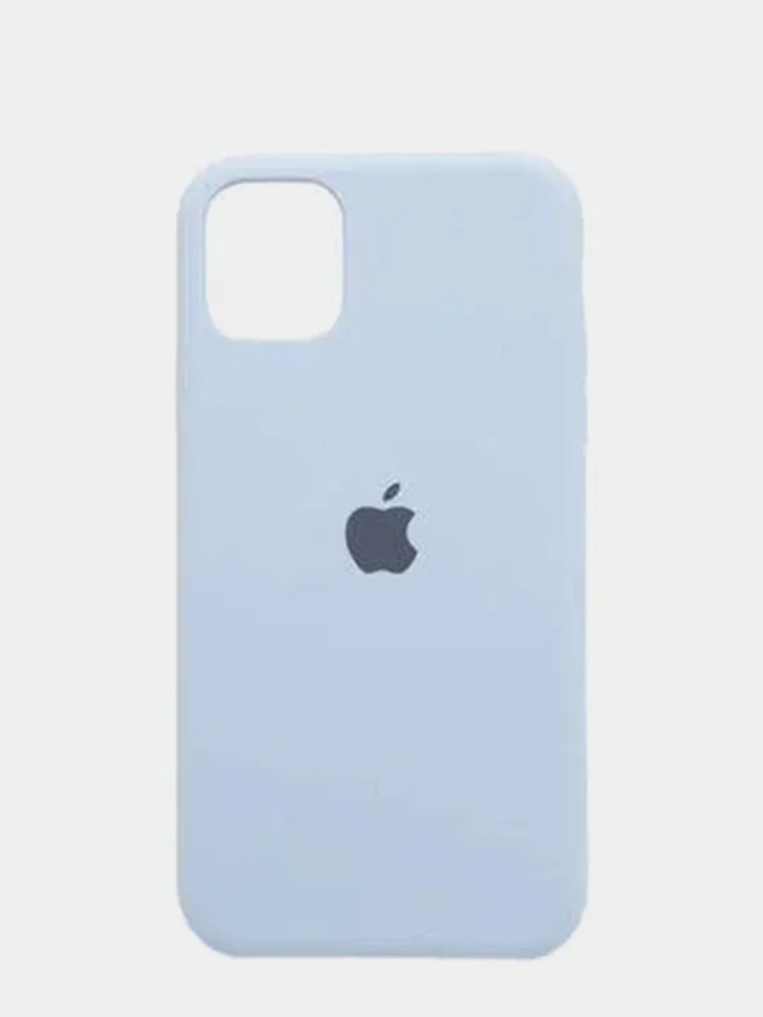 Голубой чехол Silicone Case для iPhone 12