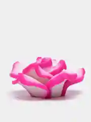 Коралловый меланж кабошон цветы