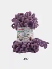 Фиолетовый пряжа Alize Puffy 100% Микрополиэстер 100г 9м (Часть1)