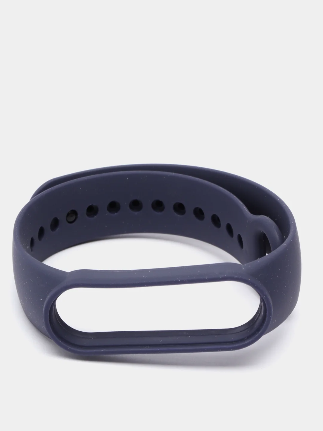 Темно-синий ремешок для Xiaomi Mi Band 5 / 6 / 7, силиконовый