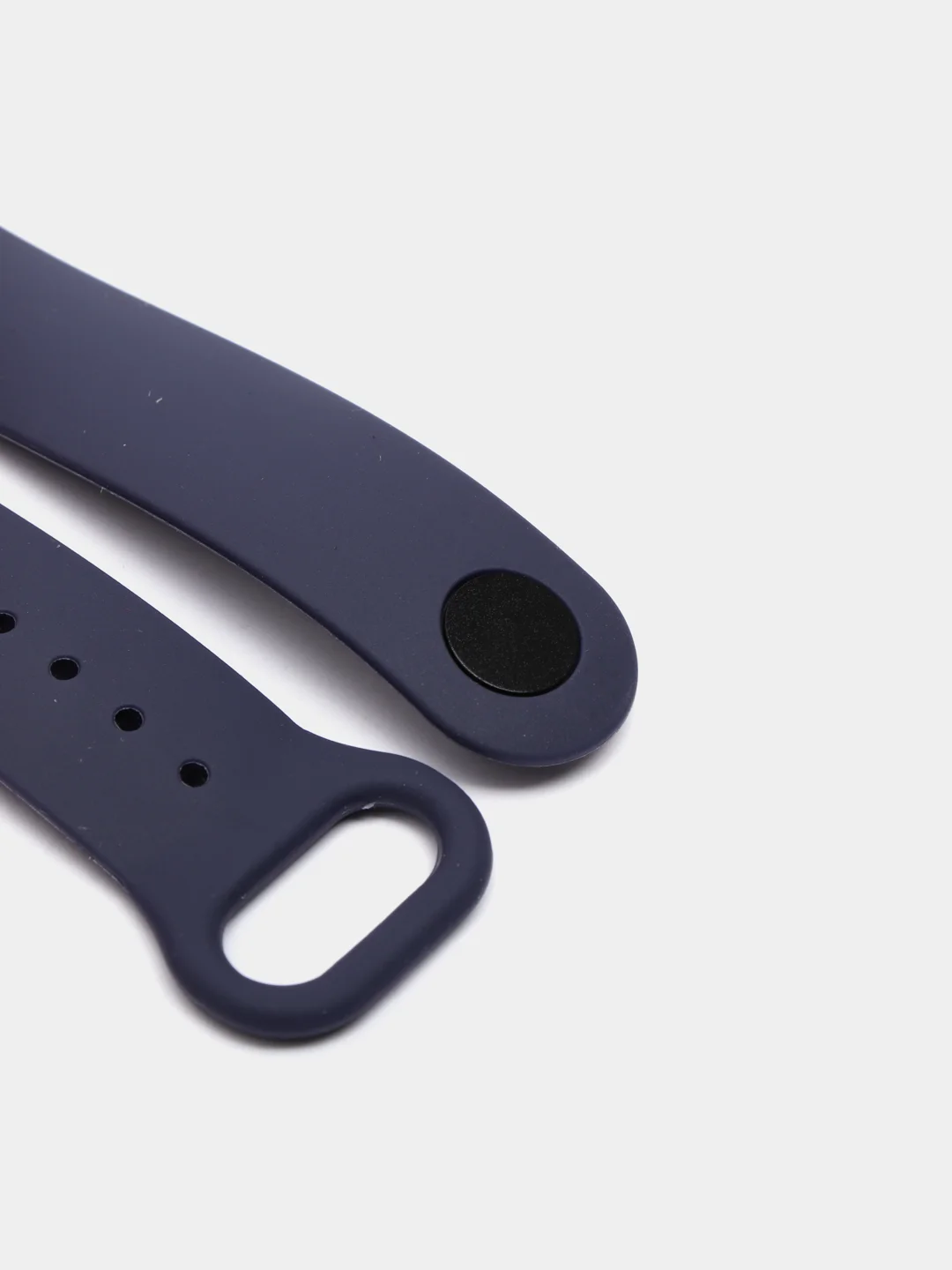 Темно-синий ремешок для Xiaomi Mi Band 5 / 6 / 7, силиконовый