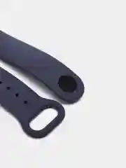 Темно-синий ремешок для Xiaomi Mi Band 5 / 6 / 7, силиконовый