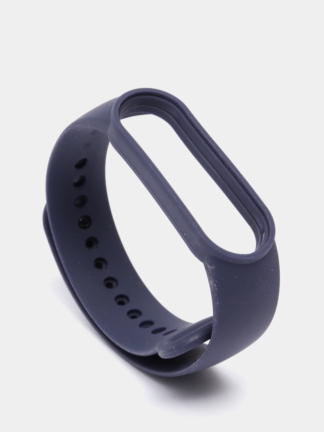 Темно-синий ремешок для Xiaomi Mi Band 5 / 6 / 7, силиконовый