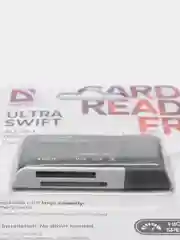 Серый универсальный картридер Defender Ultra Swift USB 2.0, 4 слота