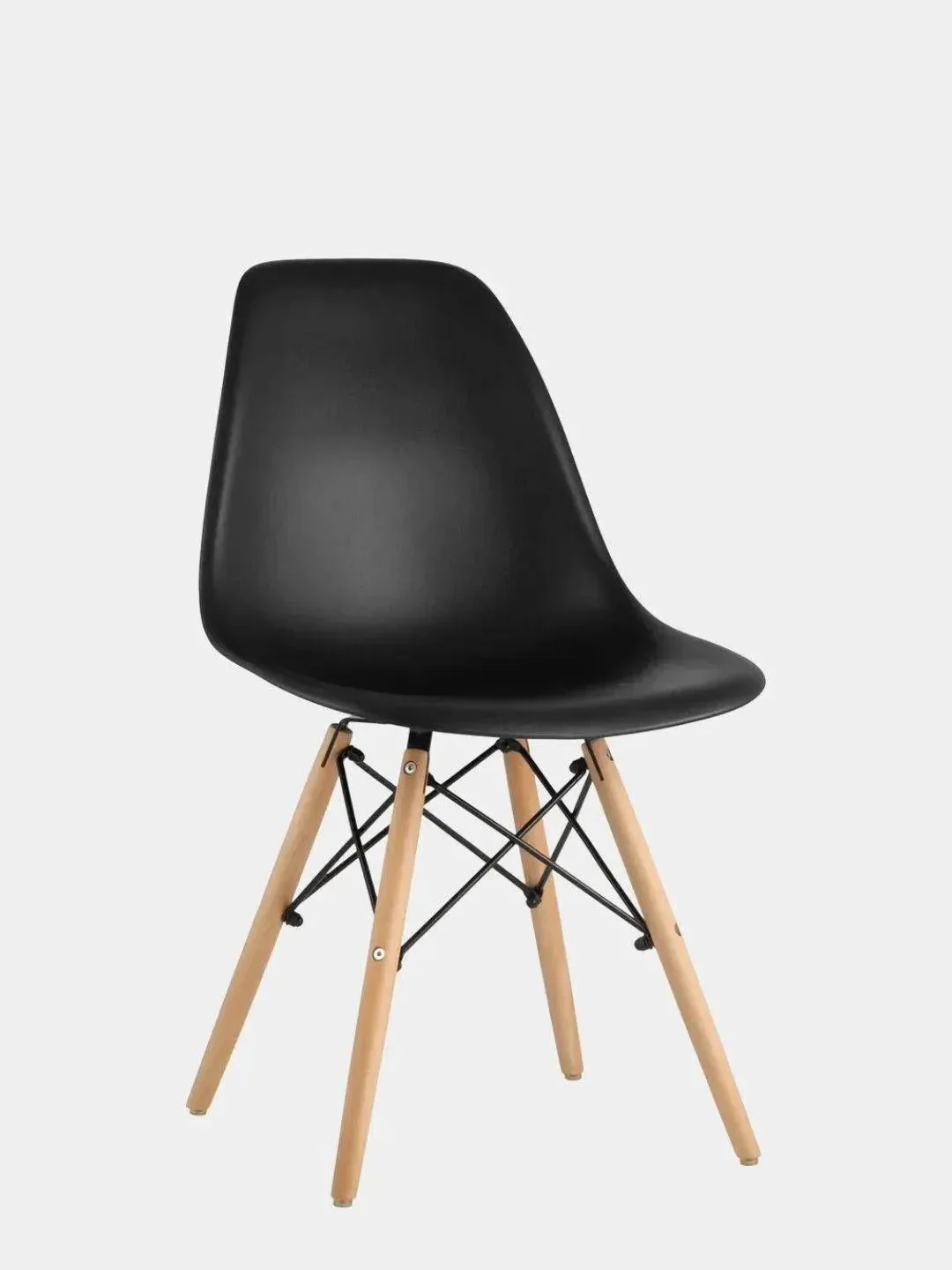 Серый стул кухонный Eames, комплект 1шт, 2шт, 4шт (белый, черный, серый)