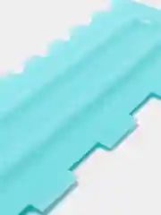 Бирюзовый шпатель кондитерский рельефный