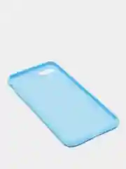 Голубой чехол силиконовый на iPhone 5, 5s, 6, 6s, 7, 8, SE 2020, X, XR, XS Max, 12 14 Pro, 13 mini