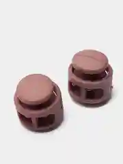 Серый шнурки для обуви, пара, круглые, с фиксатором, эластичные