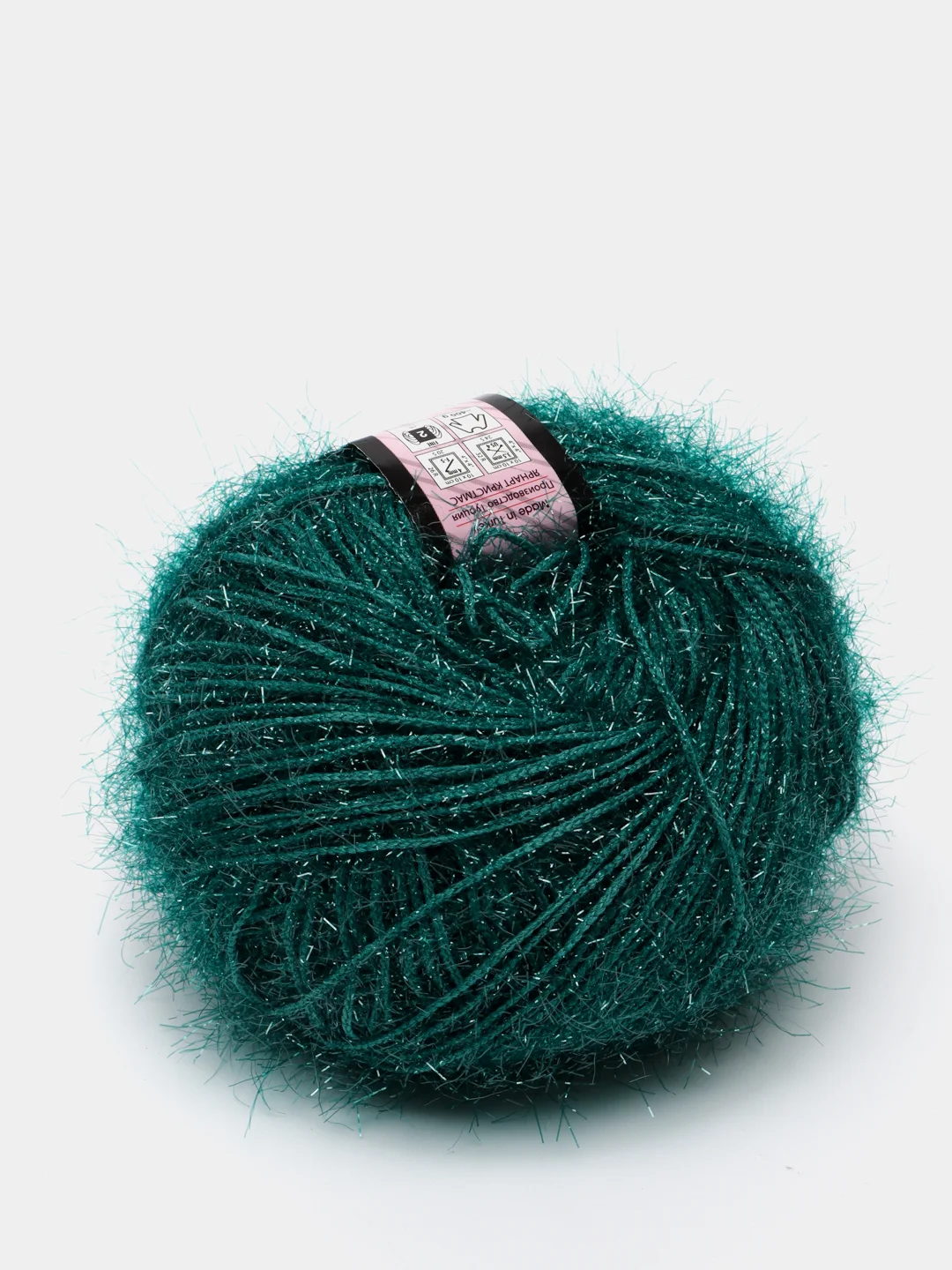 Зеленый пряжа YarnArt Chrismas, полиамид, 50 г, 142 м