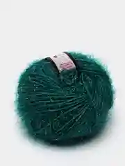 Зеленый пряжа YarnArt Chrismas, полиамид, 50 г, 142 м