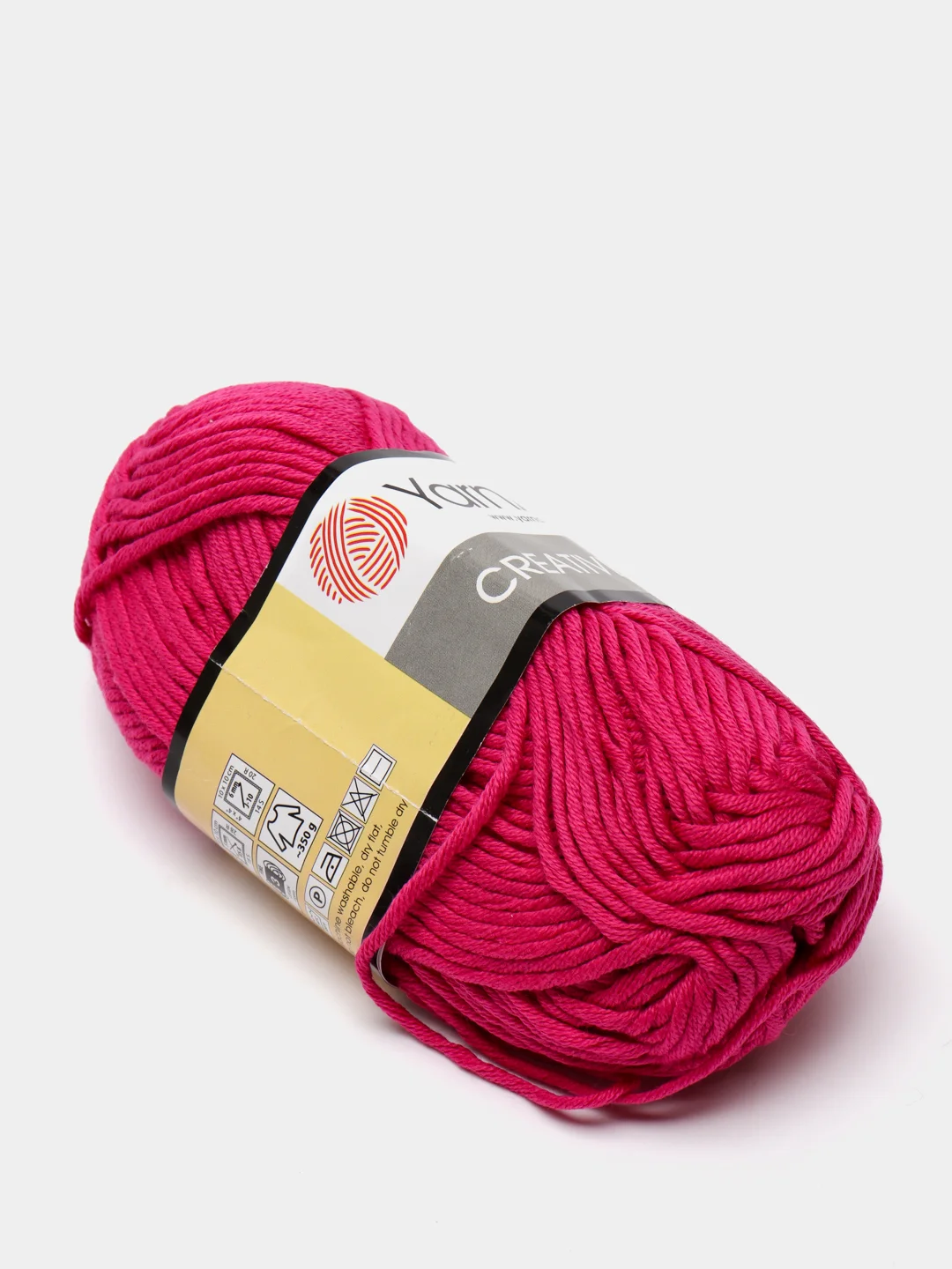 Фуксия пряжа YarnArt Creative, хлопок, 85 м