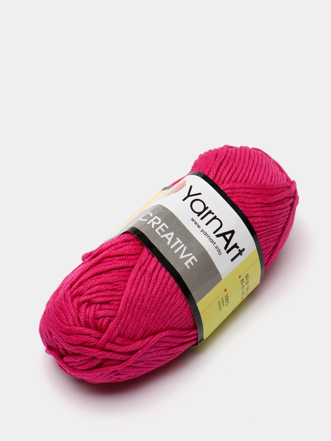 Фуксия пряжа YarnArt Creative, хлопок, 85 м