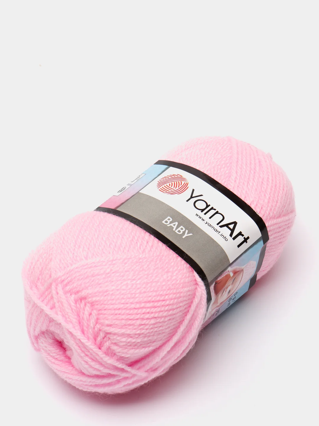 Розовый пряжа YarnArt Baby, 100% акрил, 50 г, 150 м