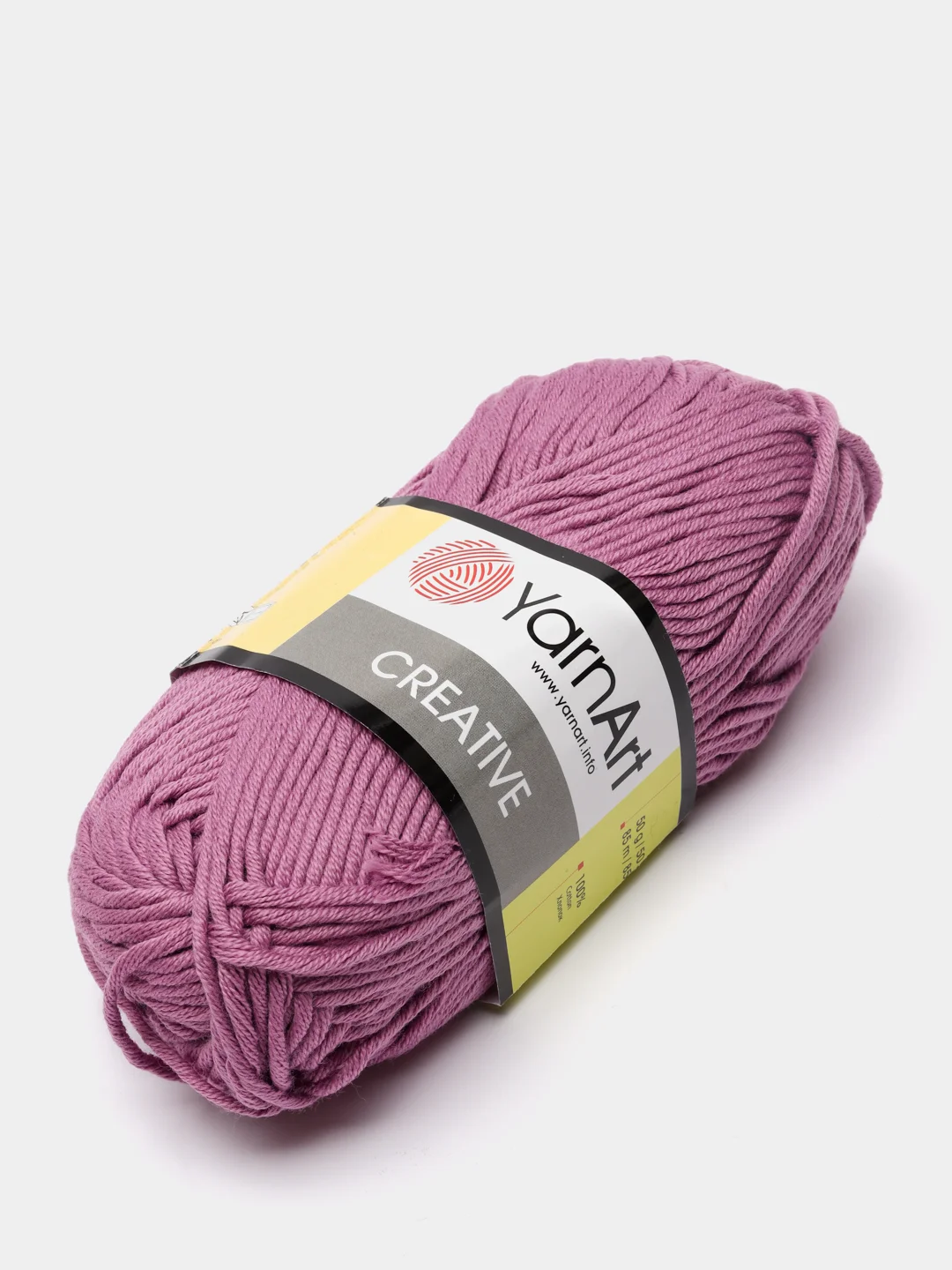 Тёмно-розовый пряжа YarnArt Creative, хлопок, 85 м