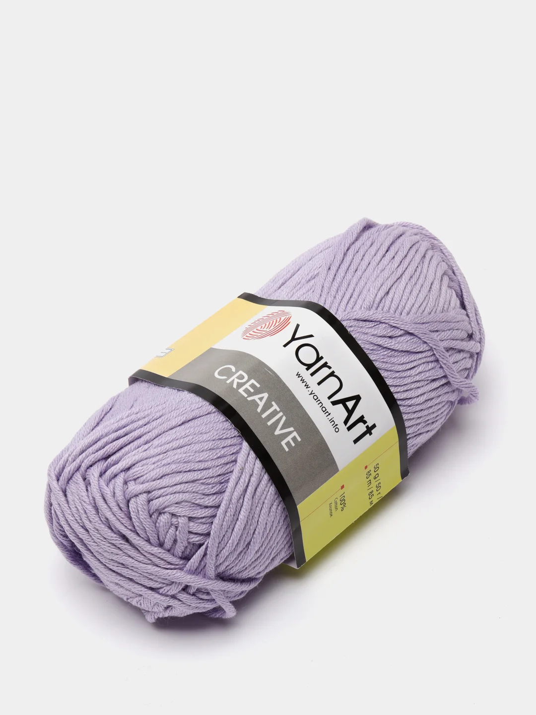 Сиреневый пряжа YarnArt Creative, хлопок, 85 м