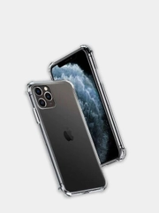 Чехол противоударный, силиконовый, прозрачный на iPhone 11 pro, 11 pro max