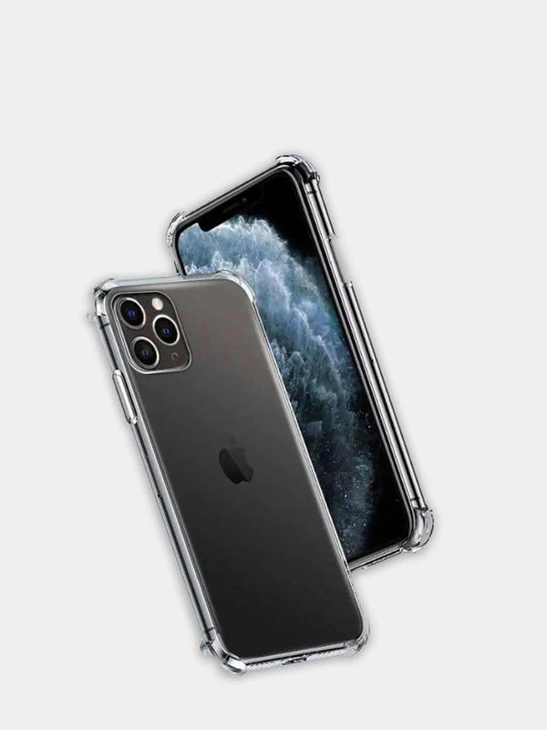 Чехол противоударный, силиконовый, прозрачный на iPhone 11 pro, 11 pro max