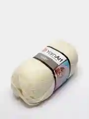 Молочный пряжа YarnArt Baby, 100% акрил, 50 г, 150 м