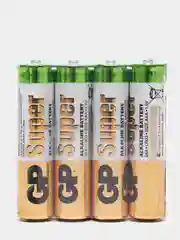 Батарейка GP Super Alkaline LR03 / AAA мизинчиковые 4 штуки в пленке