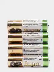 Батарейки GP Super Alkaline LR06 AA пальчиковые 4 штуки в пленке