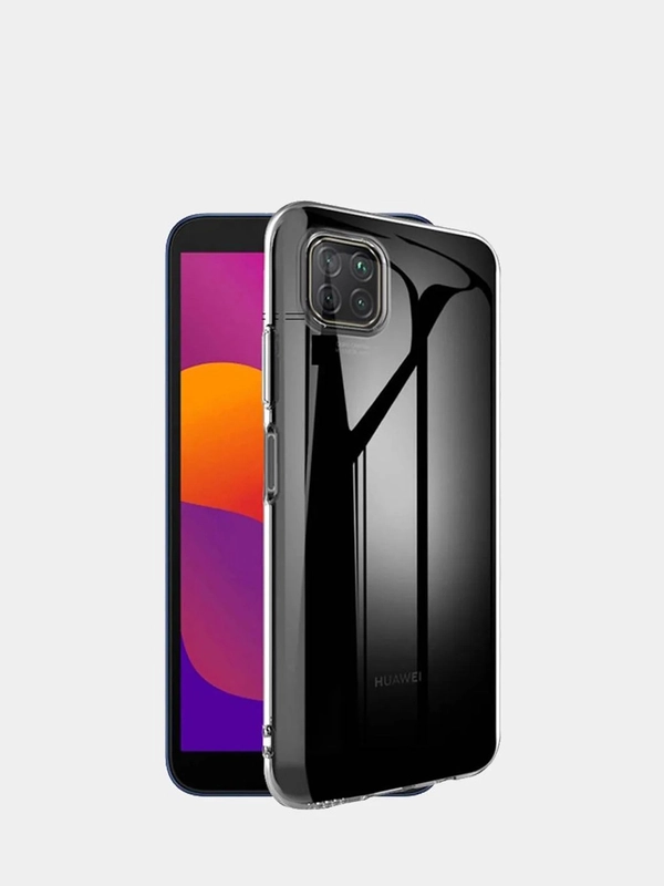 Плотный чехол Huawei Y5p, Honor 9S, силикон, прозрачный, 1,5 мм