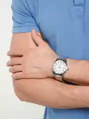 Прозрачный мужские наручные часы, подарочный набор