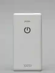 Белый внешний аккумулятор Perfeo PowerBank SPLASH 10000 mah, 2*USB A выхода 2A+1A черный/белый