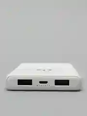 Белый внешний аккумулятор Perfeo PowerBank SPLASH 10000 mah, 2*USB A выхода 2A+1A черный/белый