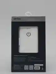 Белый внешний аккумулятор Perfeo PowerBank SPLASH 10000 mah, 2*USB A выхода 2A+1A черный/белый