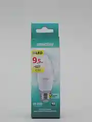 Светодиодная LED лампа Smartbuy-С37-9,5W/3000/E27, теплый свет