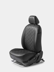 Чехлы Rival Ромб (зад. спинка 40/60) Volkswagen Polo V седан 2010-2020, SC.5801.2