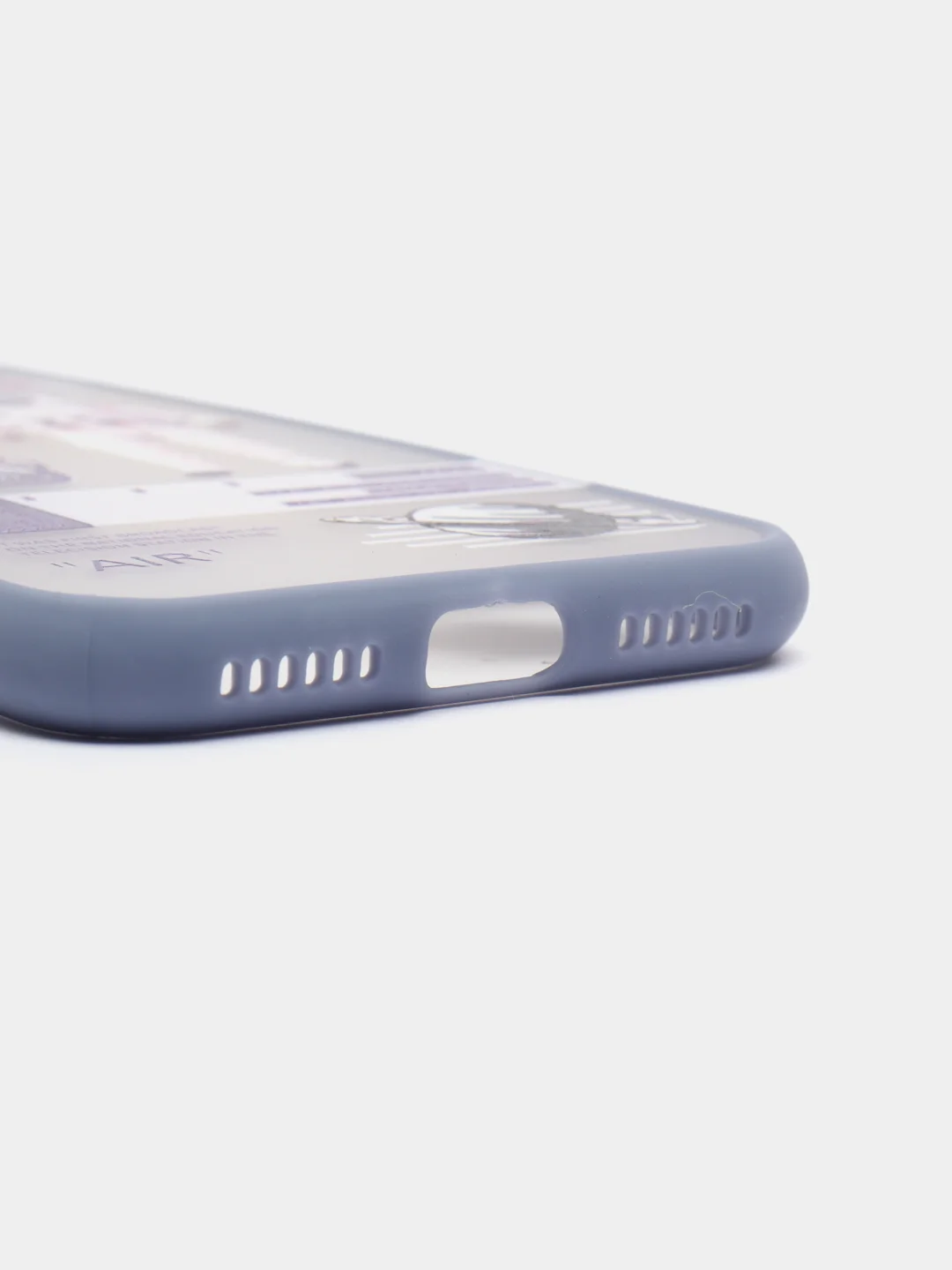Небесно-голубой чехол на iPhone 11, 13, 12, 8, 7, XR, Pro, Max, mini, X, XS, SE, Plus