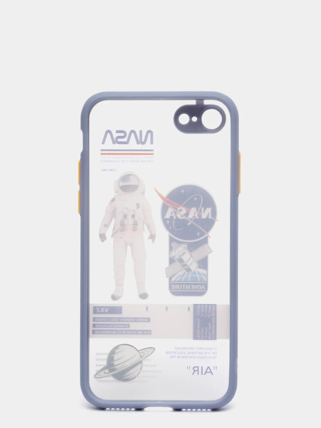 Небесно-голубой чехол на iPhone 11, 13, 12, 8, 7, XR, Pro, Max, mini, X, XS, SE, Plus