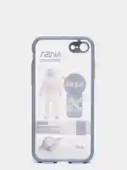 Небесно-голубой чехол на iPhone 11, 13, 12, 8, 7, XR, Pro, Max, mini, X, XS, SE, Plus