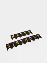 Гирлянда растяжка из букв "Happy Birthday", гирлянда С Днем Рождения, 16*20 см