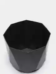 Угольный кашпо / горшок для цветов с поддоном IDEA "Призма"