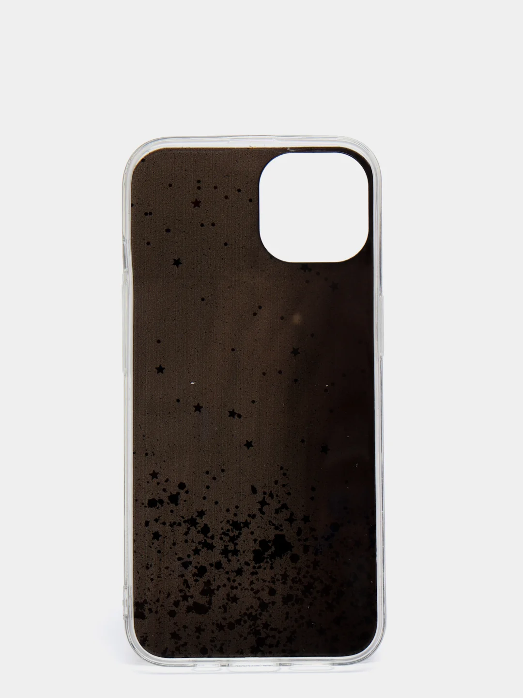 Черный чехол на Айфон (iPhone) 11 XR 6 / 6s / 7 / 8 / Se / X / Xs 12 13 Pro Max, прозрачный