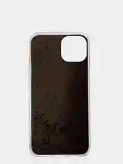 Черный чехол на Айфон (iPhone) 11 XR 6 / 6s / 7 / 8 / Se / X / Xs 12 13 Pro Max, прозрачный