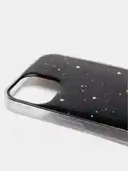 Черный чехол на Айфон (iPhone) 11 XR 6 / 6s / 7 / 8 / Se / X / Xs 12 13 Pro Max, прозрачный