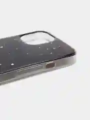 Черный чехол на Айфон (iPhone) 11 XR 6 / 6s / 7 / 8 / Se / X / Xs 12 13 Pro Max, прозрачный