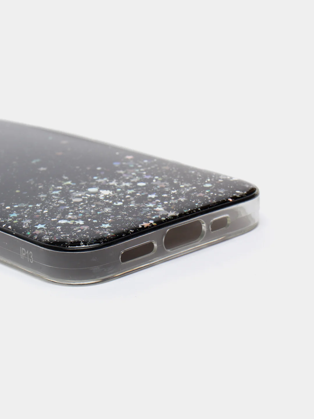 Черный чехол на Айфон (iPhone) 11 XR 6 / 6s / 7 / 8 / Se / X / Xs 12 13 Pro Max, прозрачный