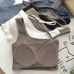 Белый топ-майка