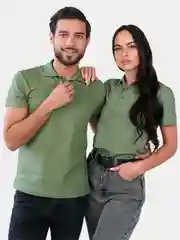 Зелёный хаки футболка Поло, футболка